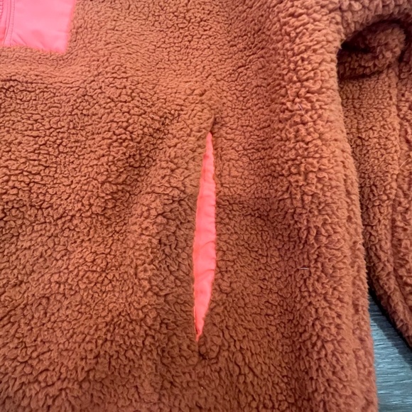 Free People FP Movement Lead the Pack 1/2 zip Pullover Neon Coral XS - Picture 3 of 11